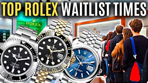 Rolex watches waitlist